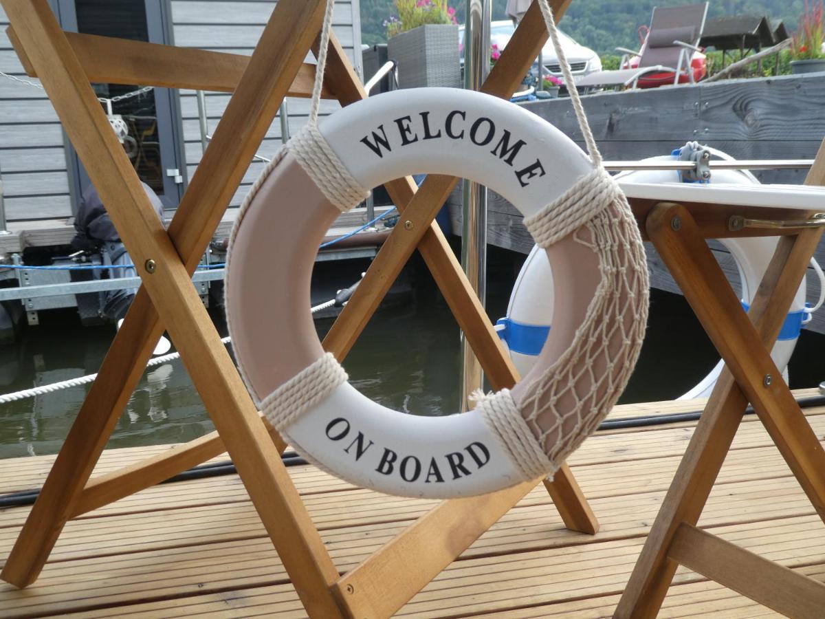 Hausboot Moselrose In Poelich Hotel Polich Eksteriør billede